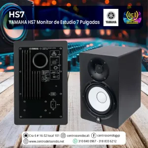 yamaha hs7 monitor de estudio 7 pulgadas