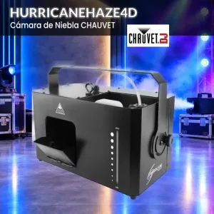 cámara de niebla chauvet hurricanehaze4d