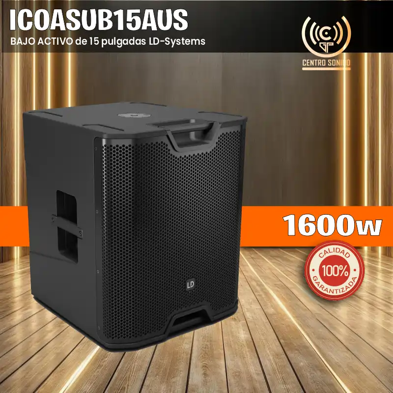 icoasub15aus bajo activo de 15 pulgadas ld systems icoasub15aus bajo activo de 15 pulgadas ld systems