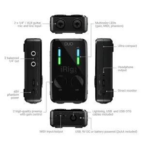 interfaz irig pro duo i/o