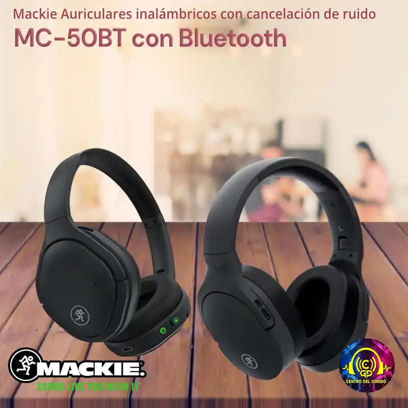 mackie auriculares inalámbricos con cancelación de ruido mc 50bt con bluetooth mackie auriculares inalámbricos con cancelación de ruido mc 50bt con bluetooth