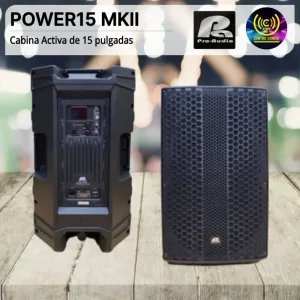 cabina activa de 15 pulgadas power15 mkii