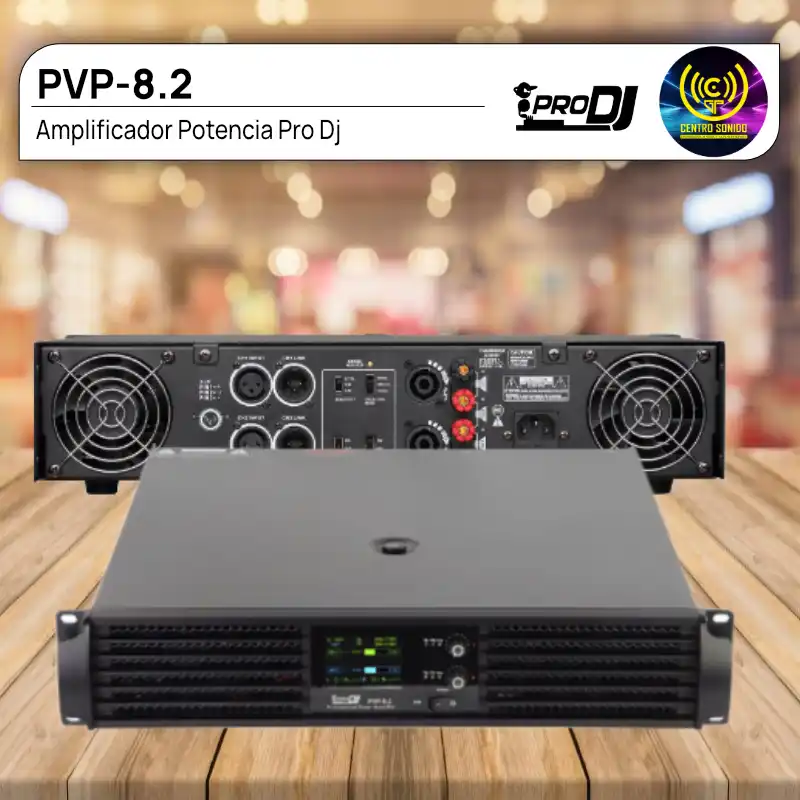 amplificador potencia pvp 8.2 pro dj amplificador potencia pvp 8.2 pro dj