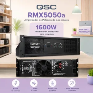amplificador qsc rmx5050a