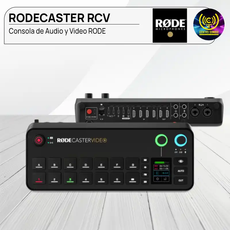 consola de audio y video rode rodecaster rcv consola de audio y video rode rodecaster rcv