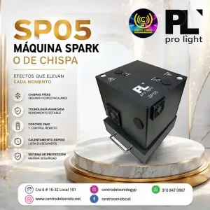 sp05 maquina spark o de chispa pl pro light