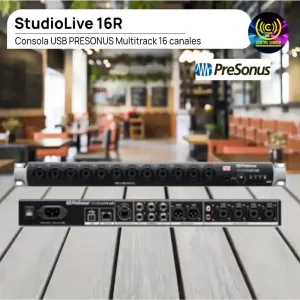 consola usb studiolive 16r presonus multitrack 16 canales