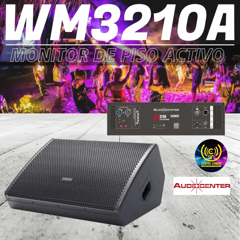 audiocenter wm3210a monitor activo controlado por dsp audiocenter wm3210a monitor activo controlado por dsp