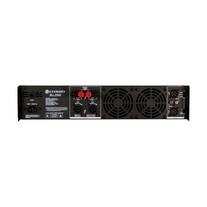 amplificador de potencia xli 2500 crown amplificador de potencia xli 2500 crown